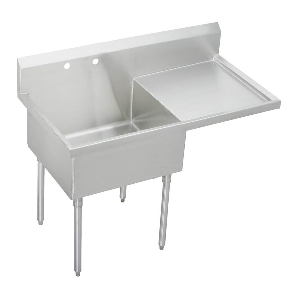 Just Manufacturing Floor Mount Laundry And Utility Sinks item SB136-24R-2-J