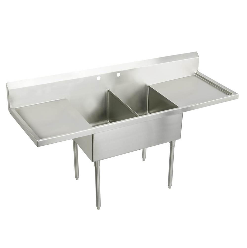 Just Manufacturing Floor Mount Laundry And Utility Sinks item SB248-24RL-2-J